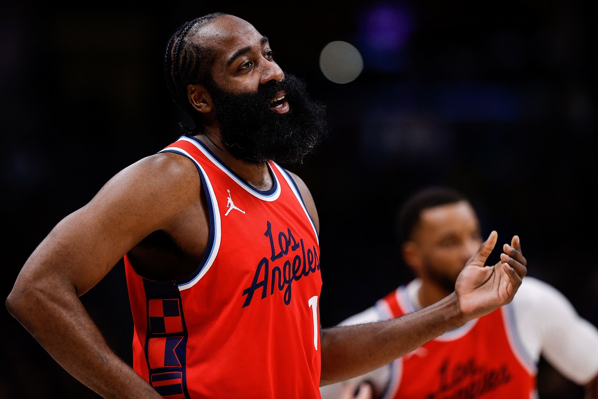 James Harden (Clippers) contre les Nuggets