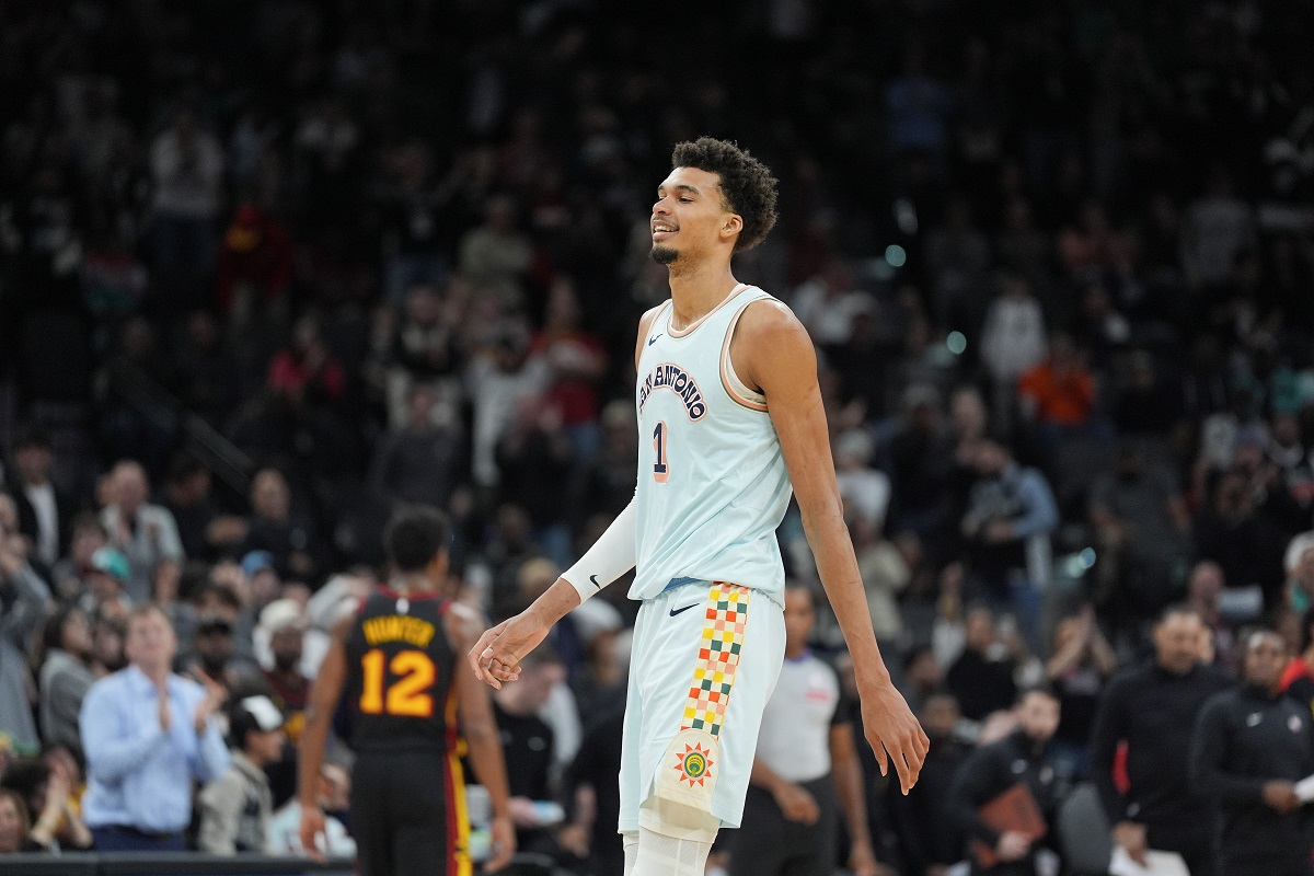 Victor Wembanyama (Spurs) contre les Hawks