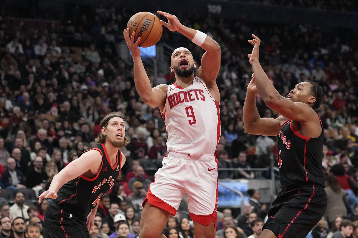 Dillon Brooks (Rockets) contre les Raptors
