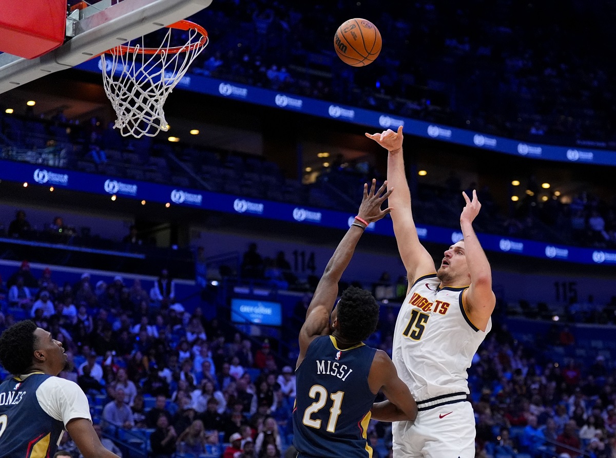 Nikola Jokic (Nuggets) contre les Pelicans