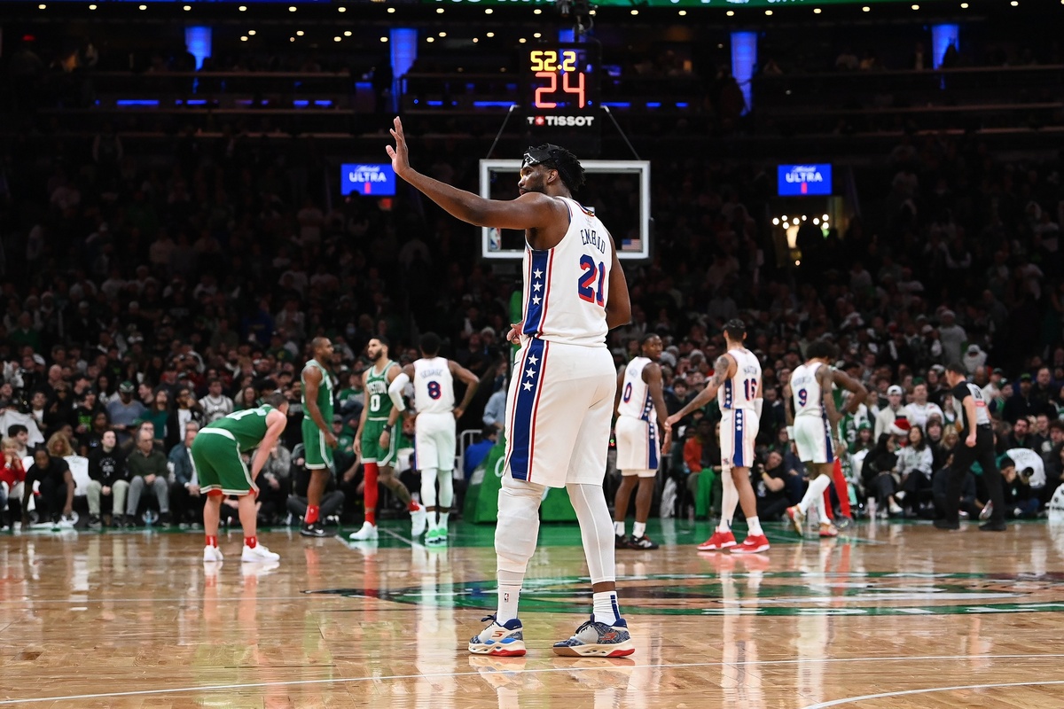 Joel Embiid avec les Sixers
