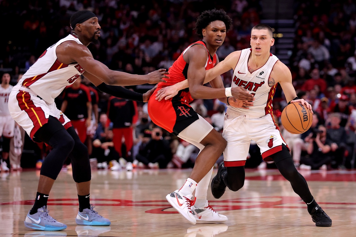 Tyler Herro et le Heat face aux Rockets