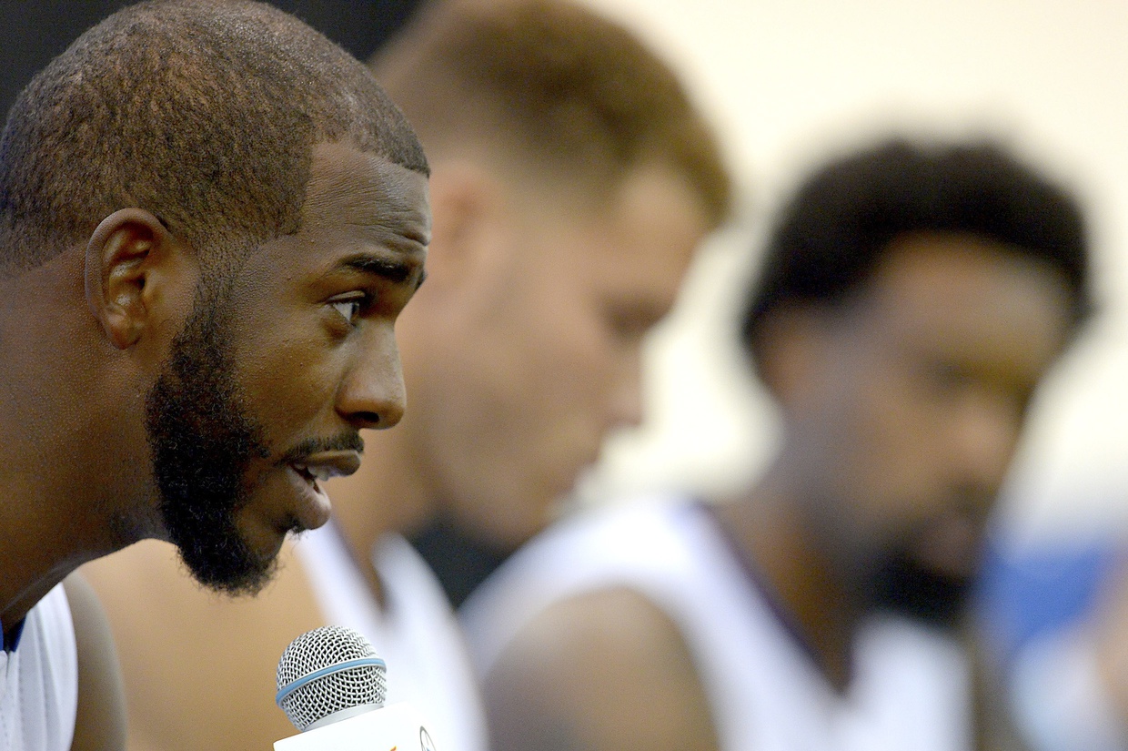 Chris Paul, Blake Griffin et DeAndre Jordan