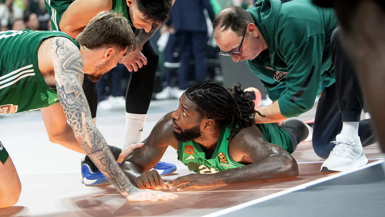 Mathias Lessort avec le Panathinaikos