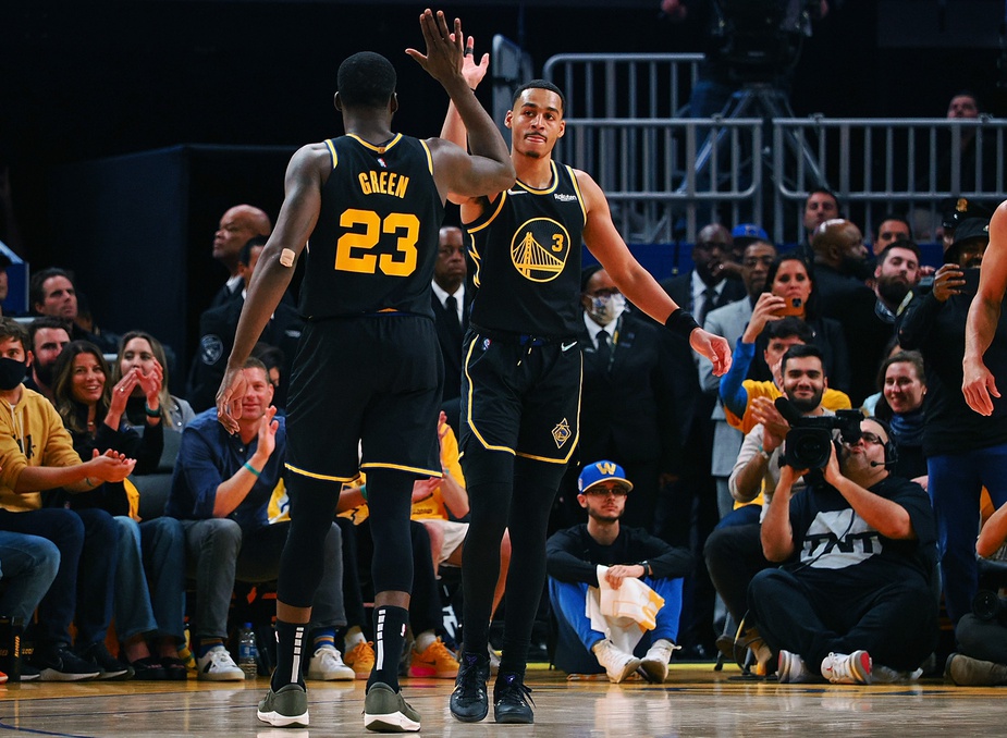 Draymond Green et Jordan Poole