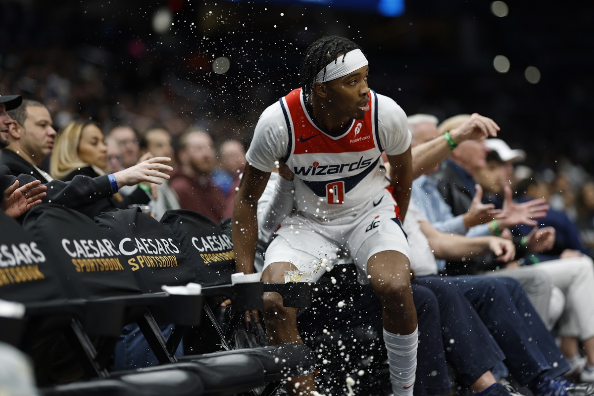 Bilal Coulibaly (Washington Wizards) contre le Thunder