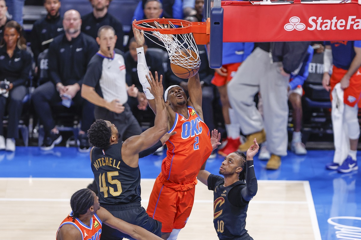 Shai Gilgeous-Alexander (Thunder) contre les Cavaliers