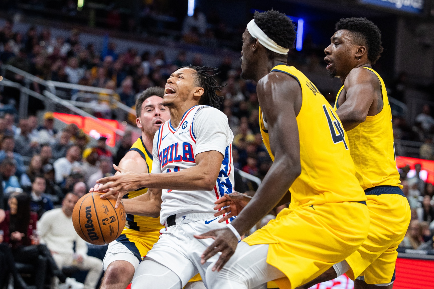 Les Pacers face aux Sixers