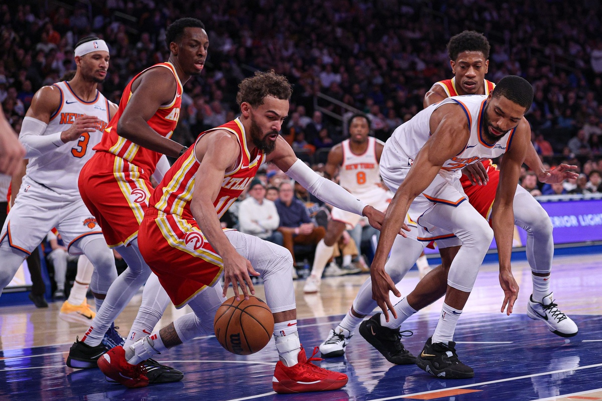 Trae Young et les Hawks face aux Knicks