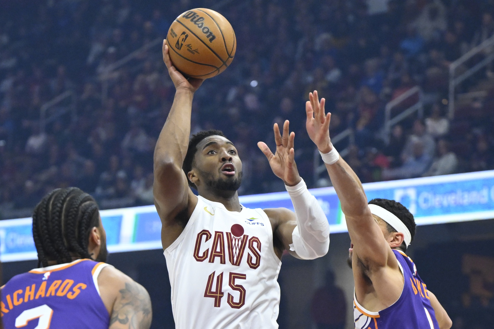 Donovan Mitchell avec les Cavaliers