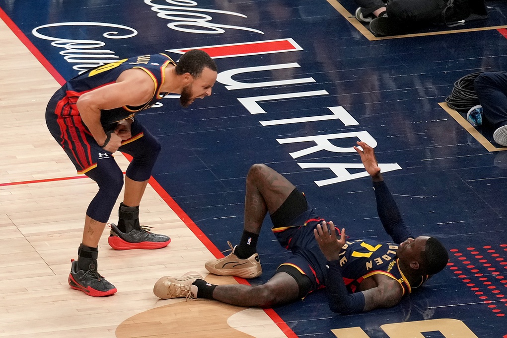 Les Warriors face au Thunder