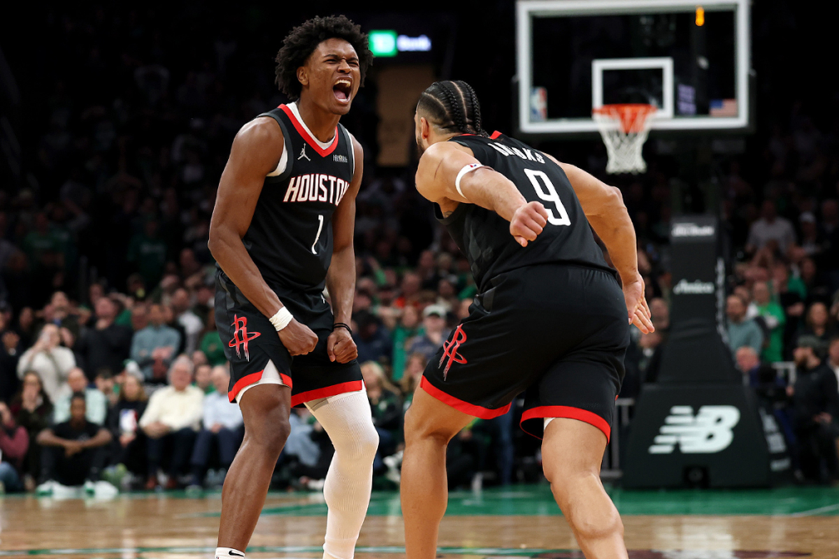 Amen Thompson, Dillon Brooks et les Rockets