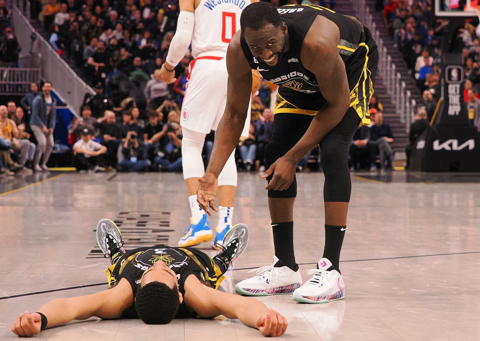 jordan poole draymond green