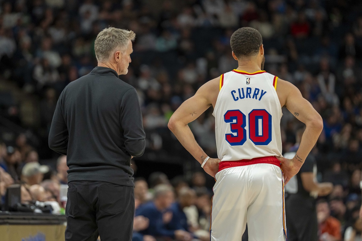 Steve Kerr et Stephen Curry