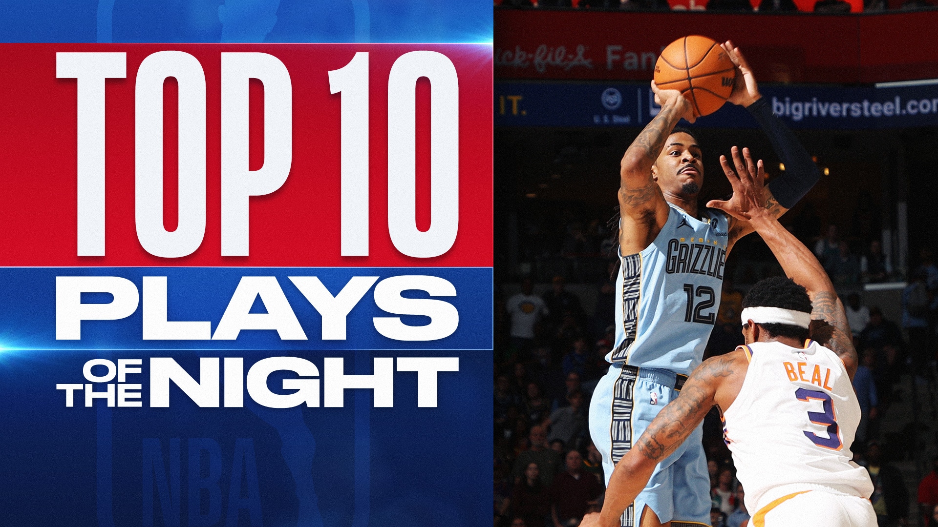 Le Top 10 de la nuit avec Ja Morant