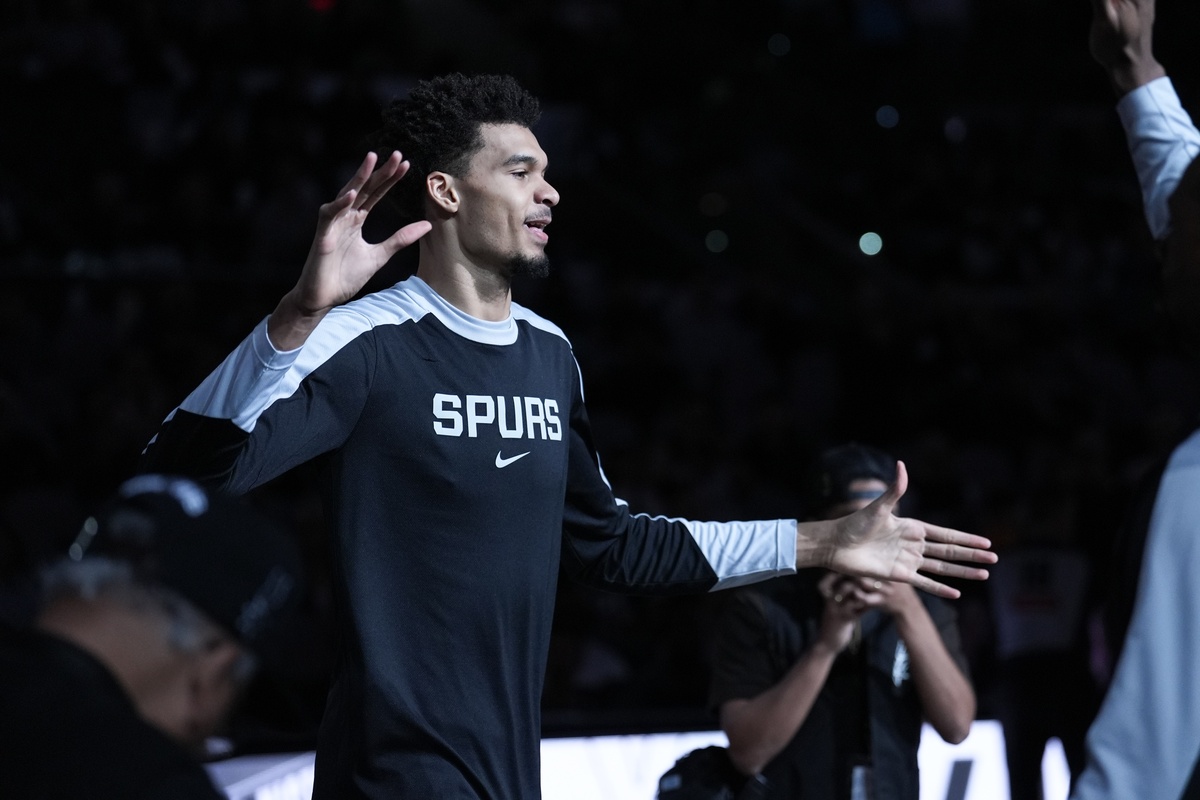 Victor Wembanyama avec les Spurs