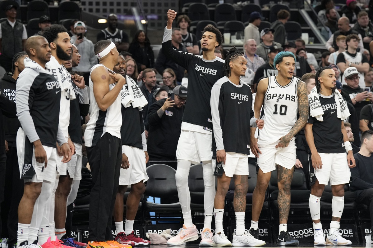 Victor Wembanyama avec les Spurs