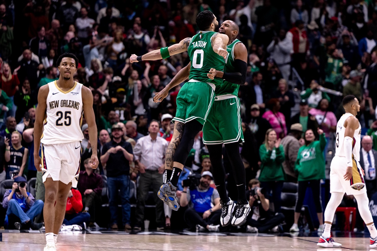 Jayson Tatum (Celtics) contre les Pelicans