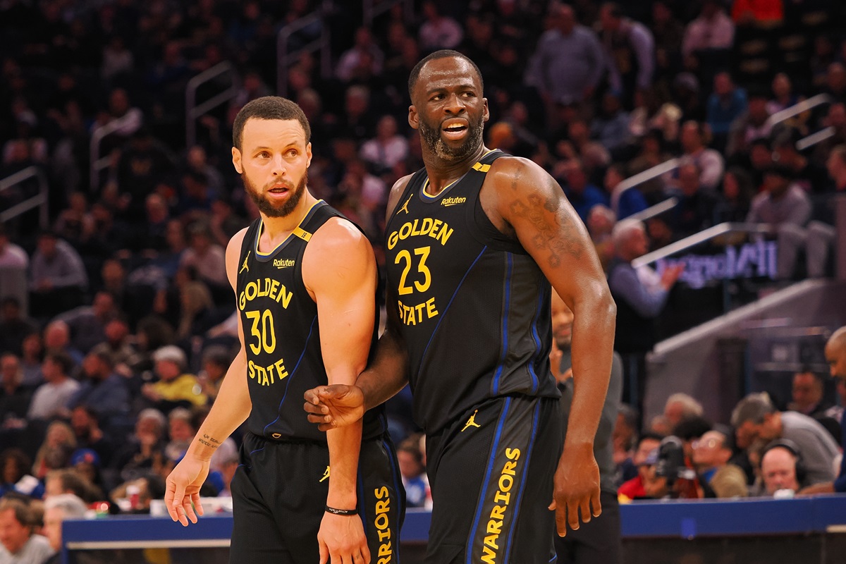 Stephen Curry et Draymond Green Warriors