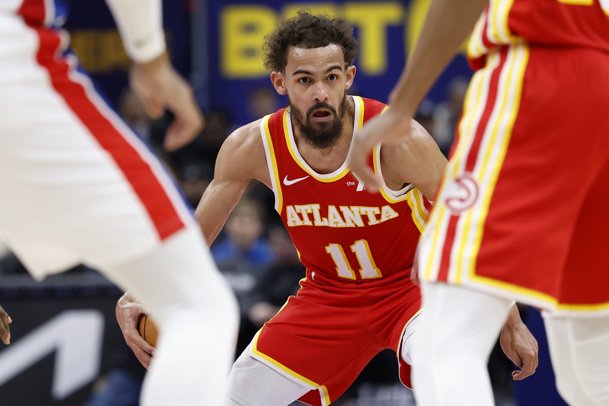Trae Young (Hawks) contre les Pistons