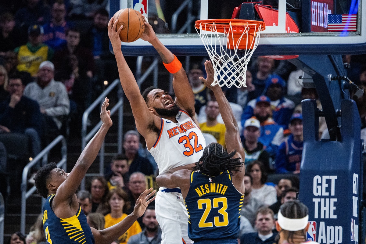 Karl-Anthony Towns (Knicks) contre les Pacers