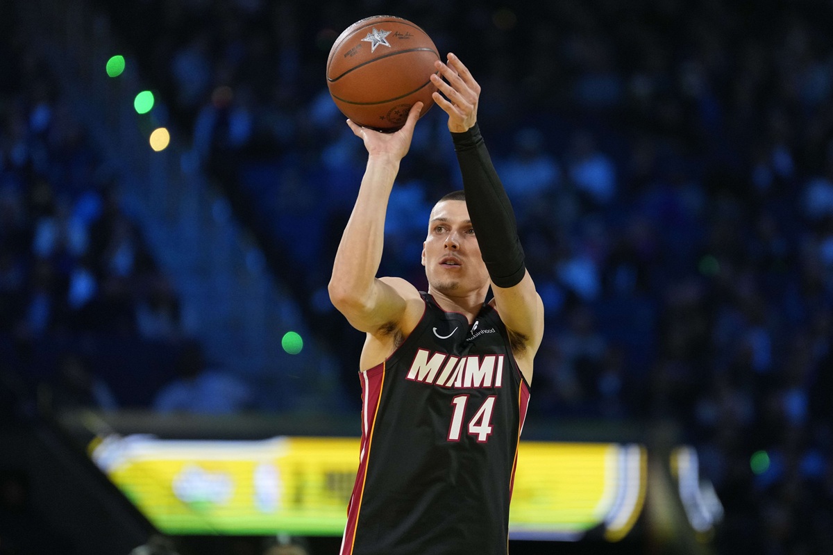 Tyler Herro (Heat) lors du 3-Point Contest 