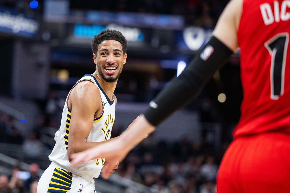 Tyrese Haliburton (Pacers) contre les Raptors