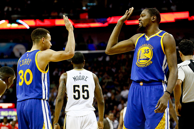 Stephen Curry et Kevin Durant