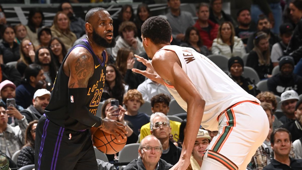 lebron james victor wembanyama