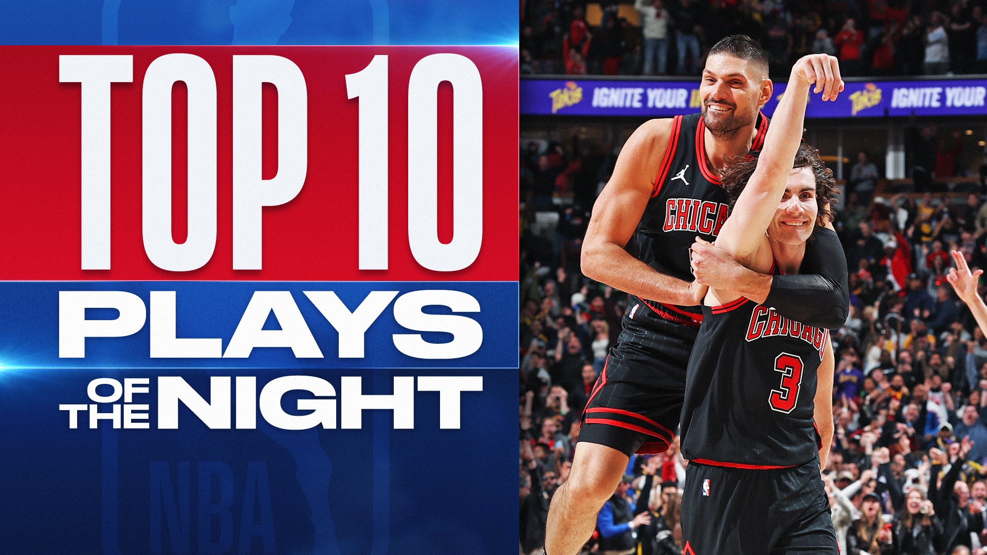 Le Top 10 de la nuit avec les Bulls à l'honneur