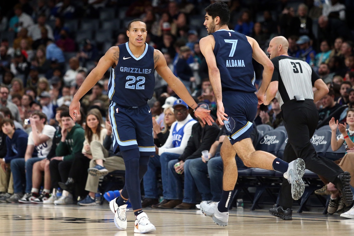 Desmond Bane et Santi Aldama