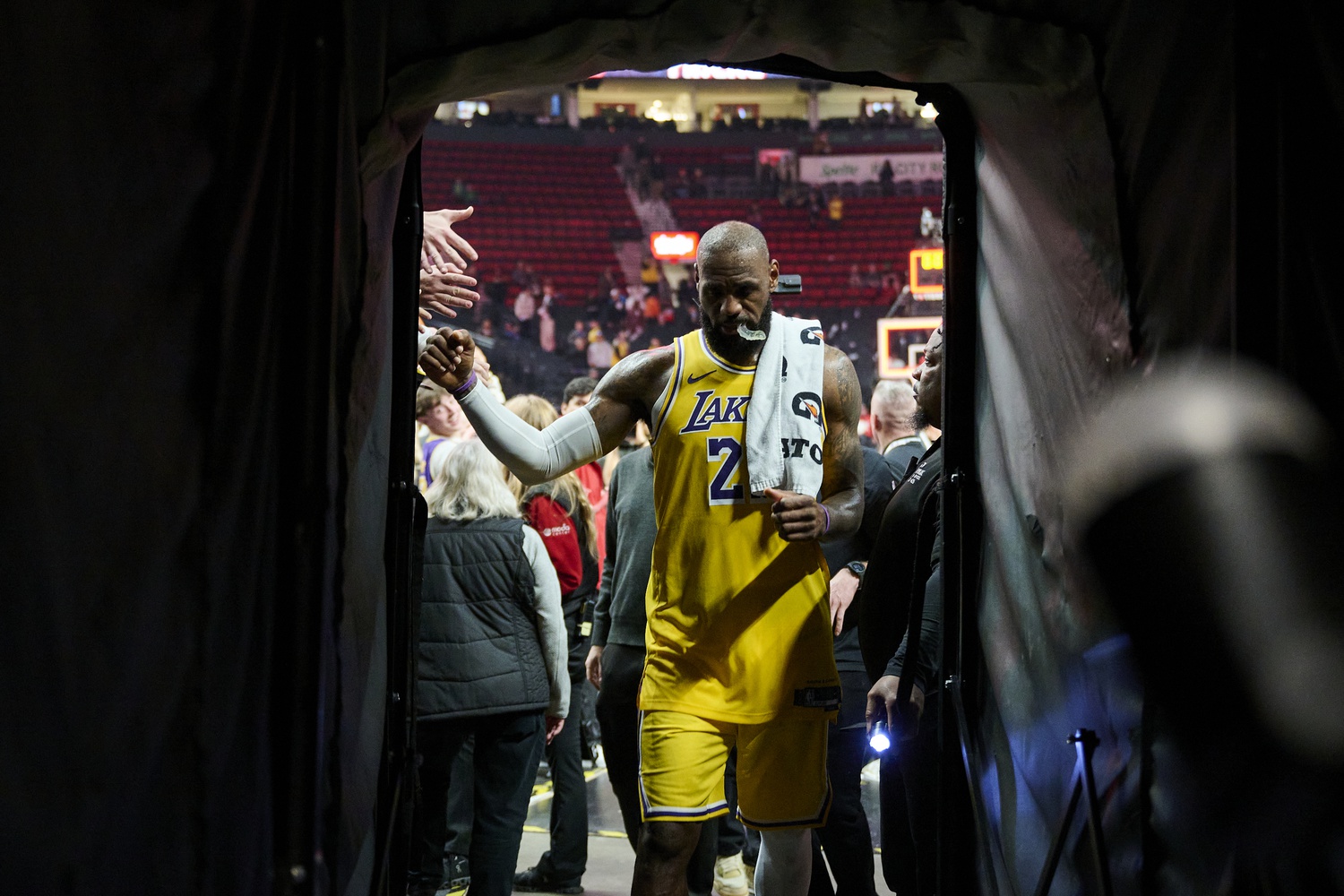 LeBron James avec les Lakers