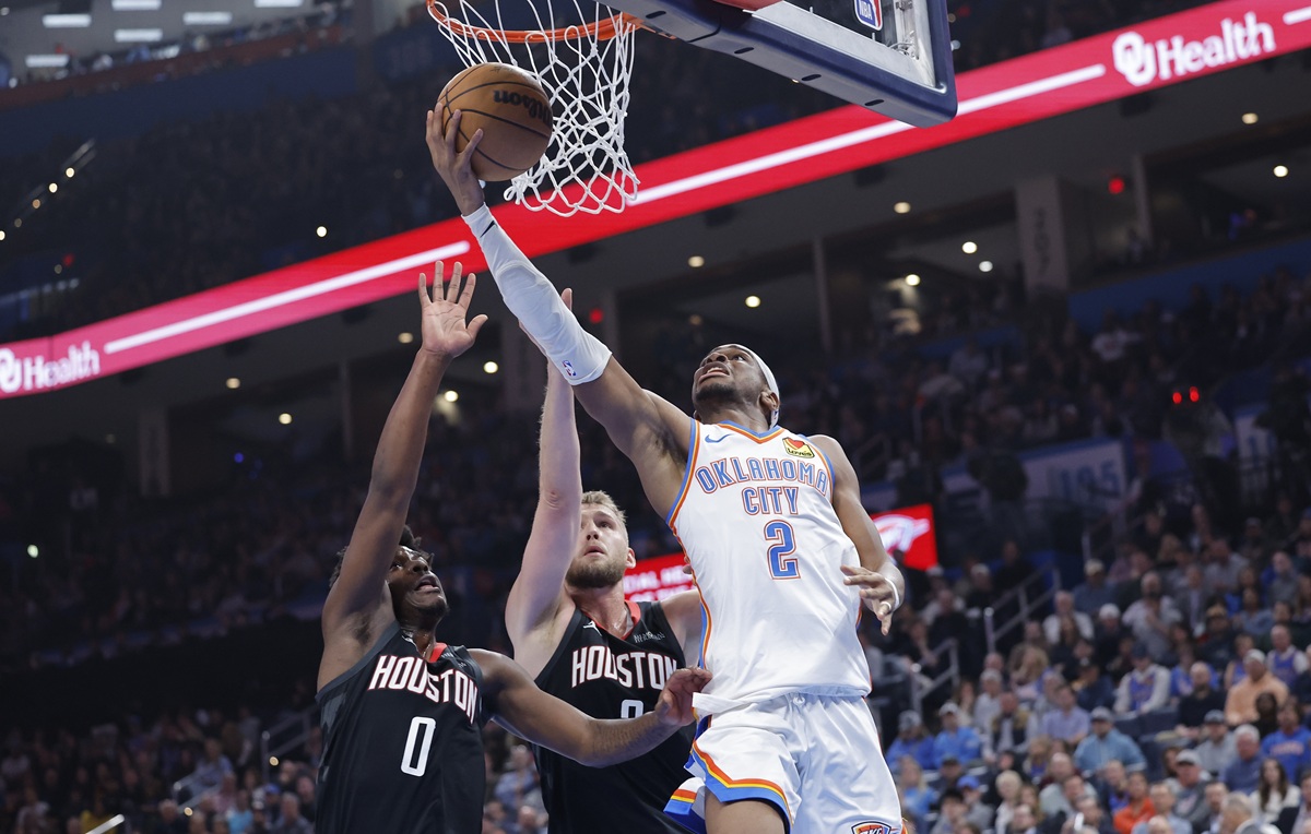 Shai Gilgeous-Alexander (Thunder) contre les Rockets