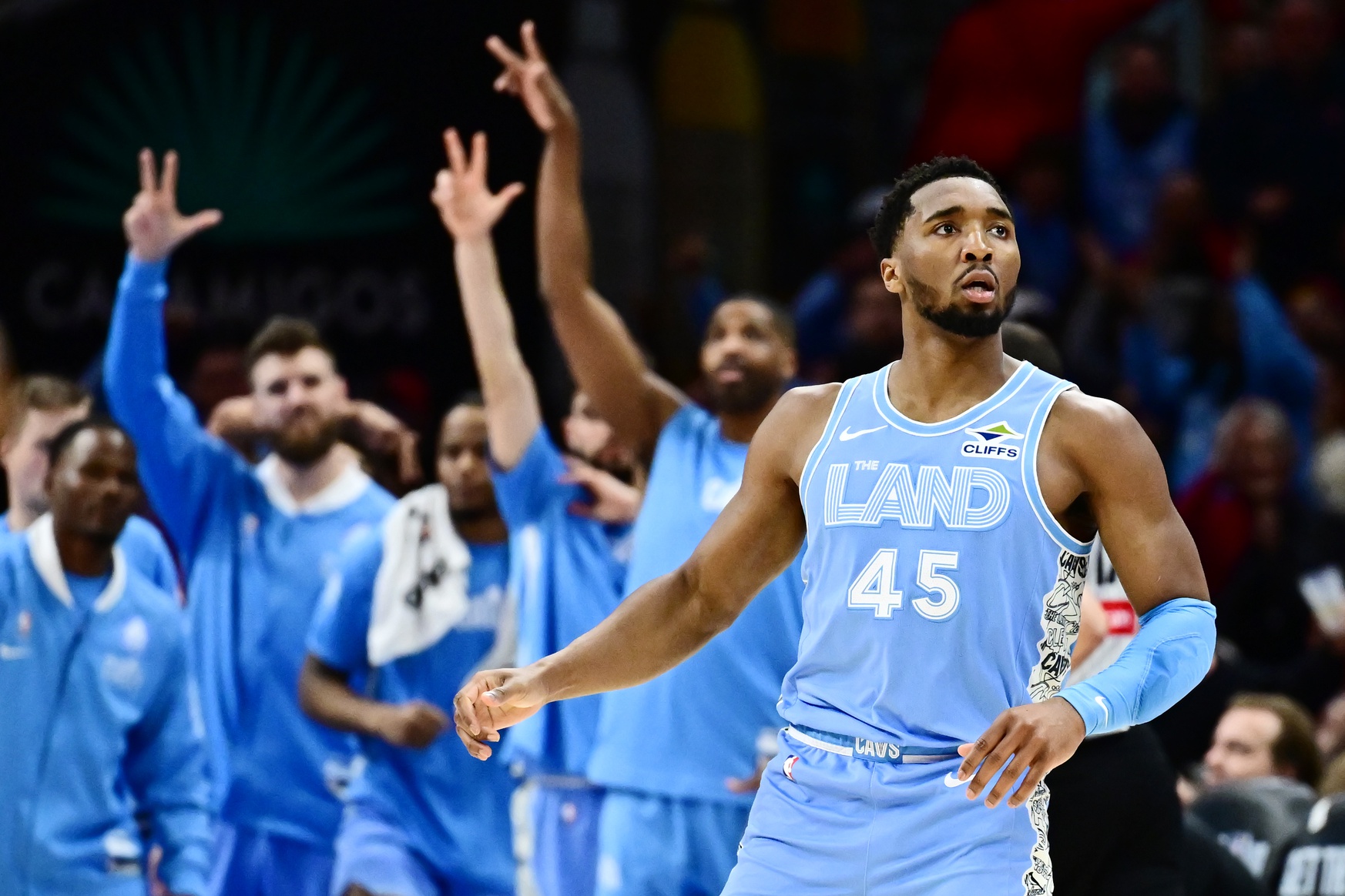 Donovan Mitchell et les Cavaliers