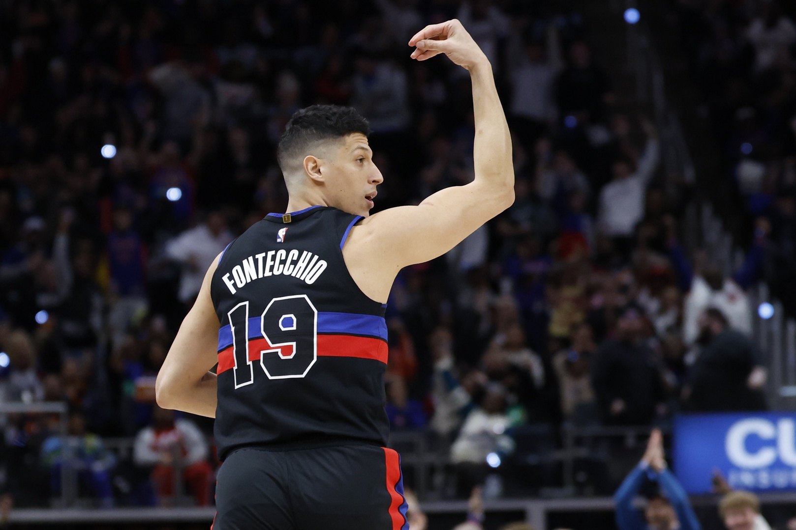 Simone Fontecchio avec les Pistons