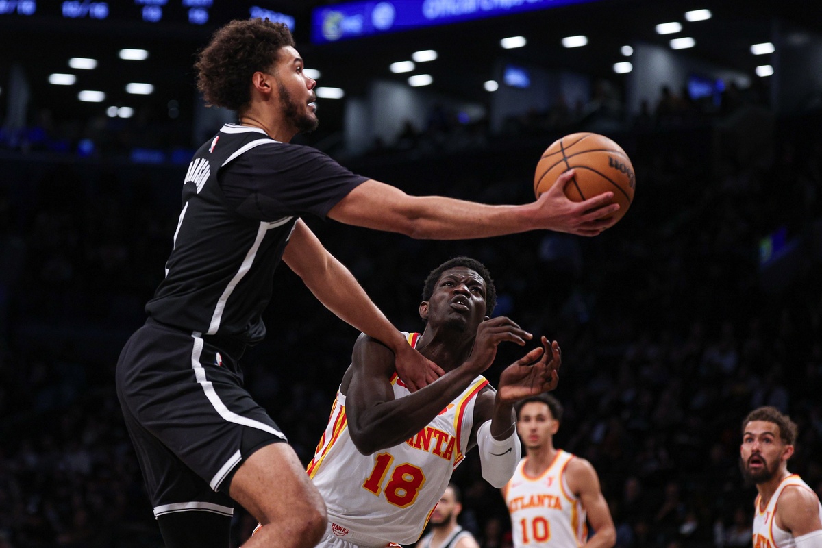 Cameron Johnson et les Nets face aux Hawks