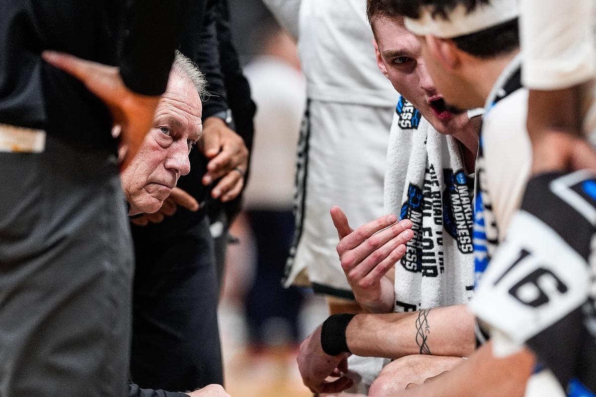 Tom Izzo avec Michigan State