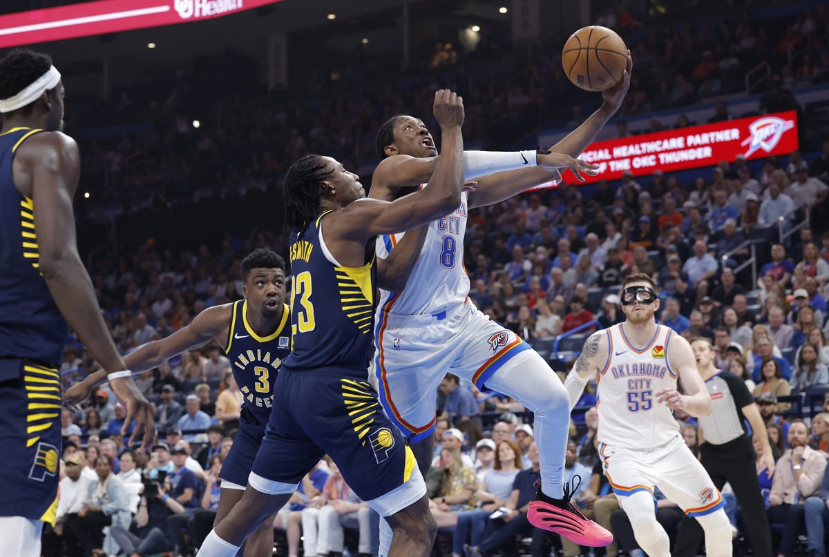 Le Thunder face aux Pacers