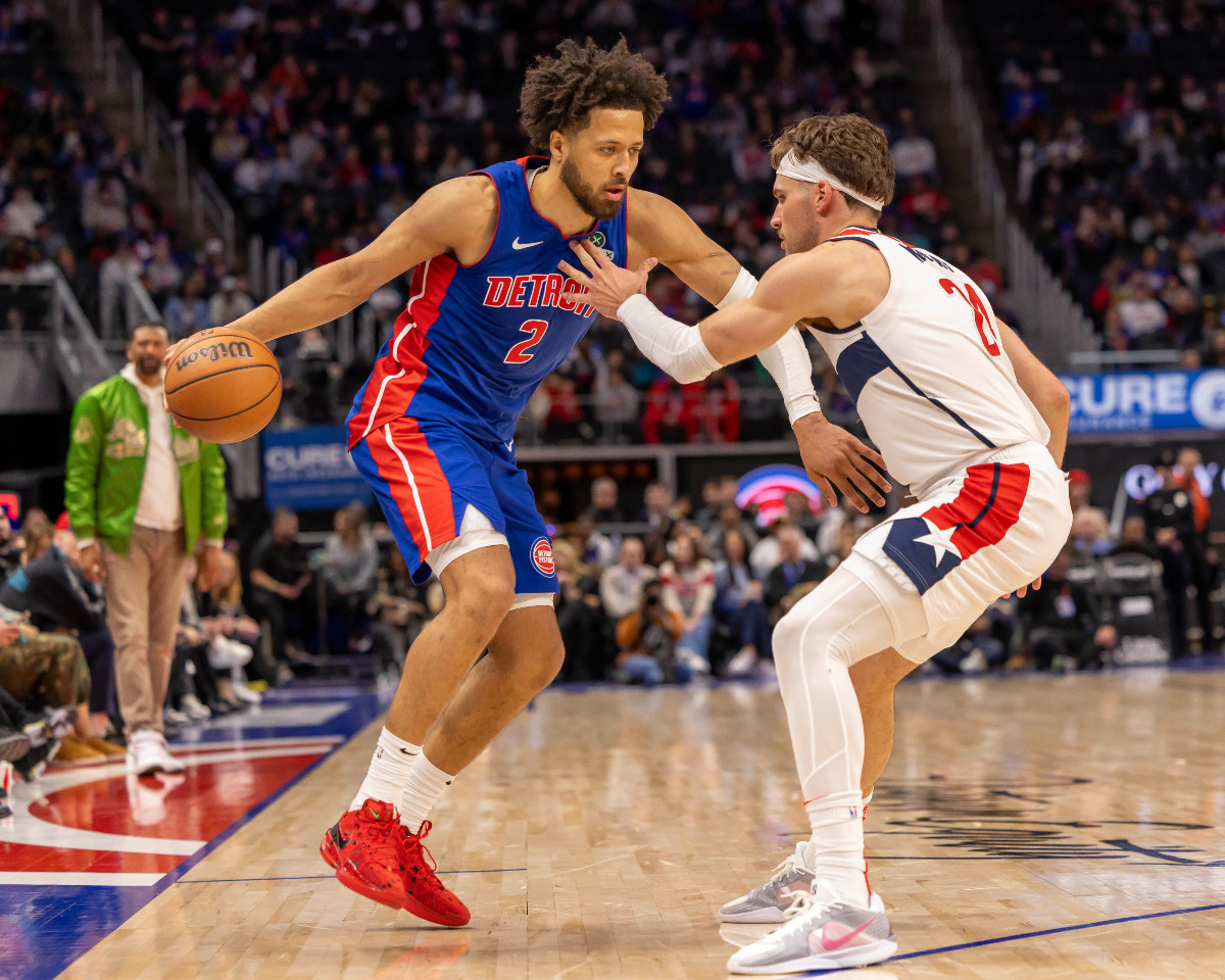 Cade Cunningham et les Pistons face aux Wizards