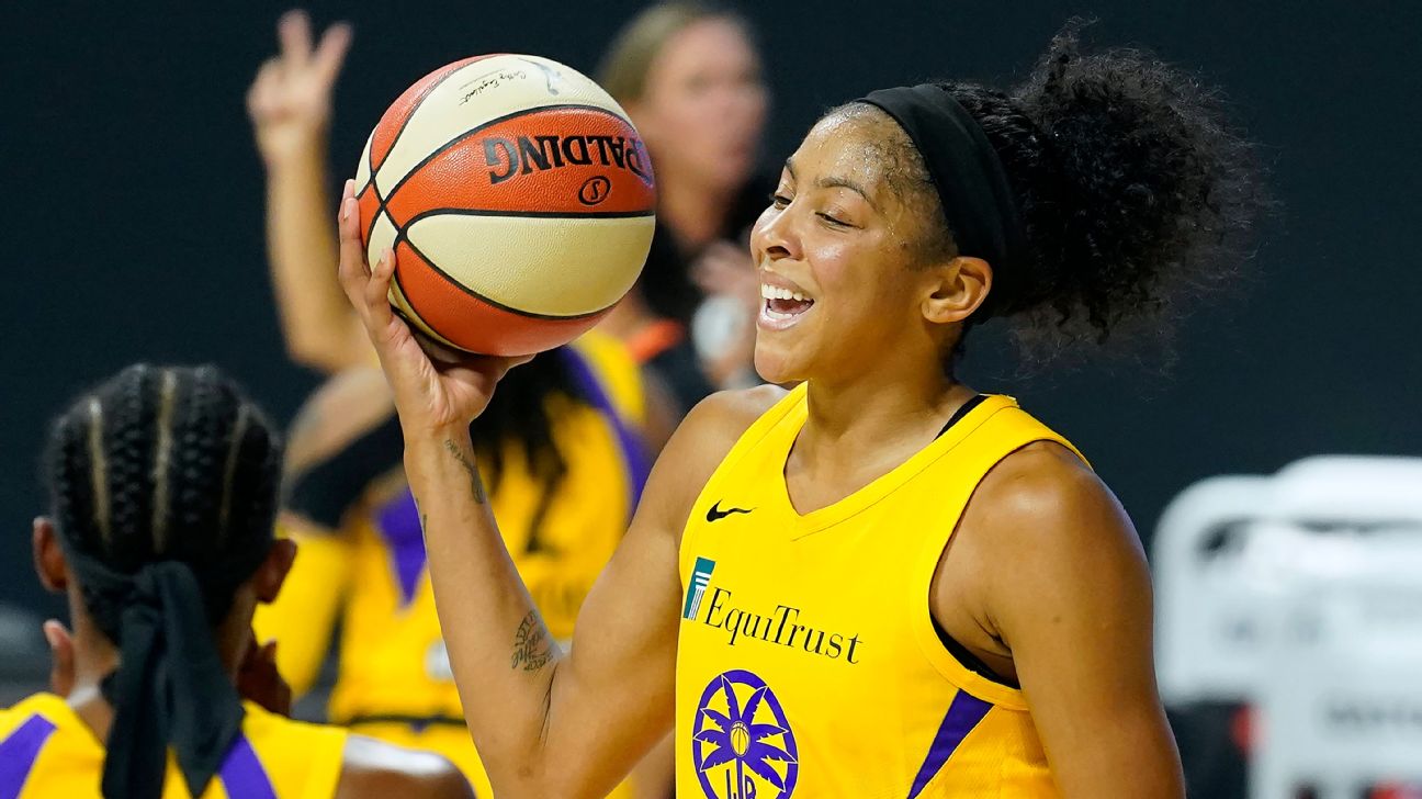 Candace Parker avec les Los Angeles Sparks