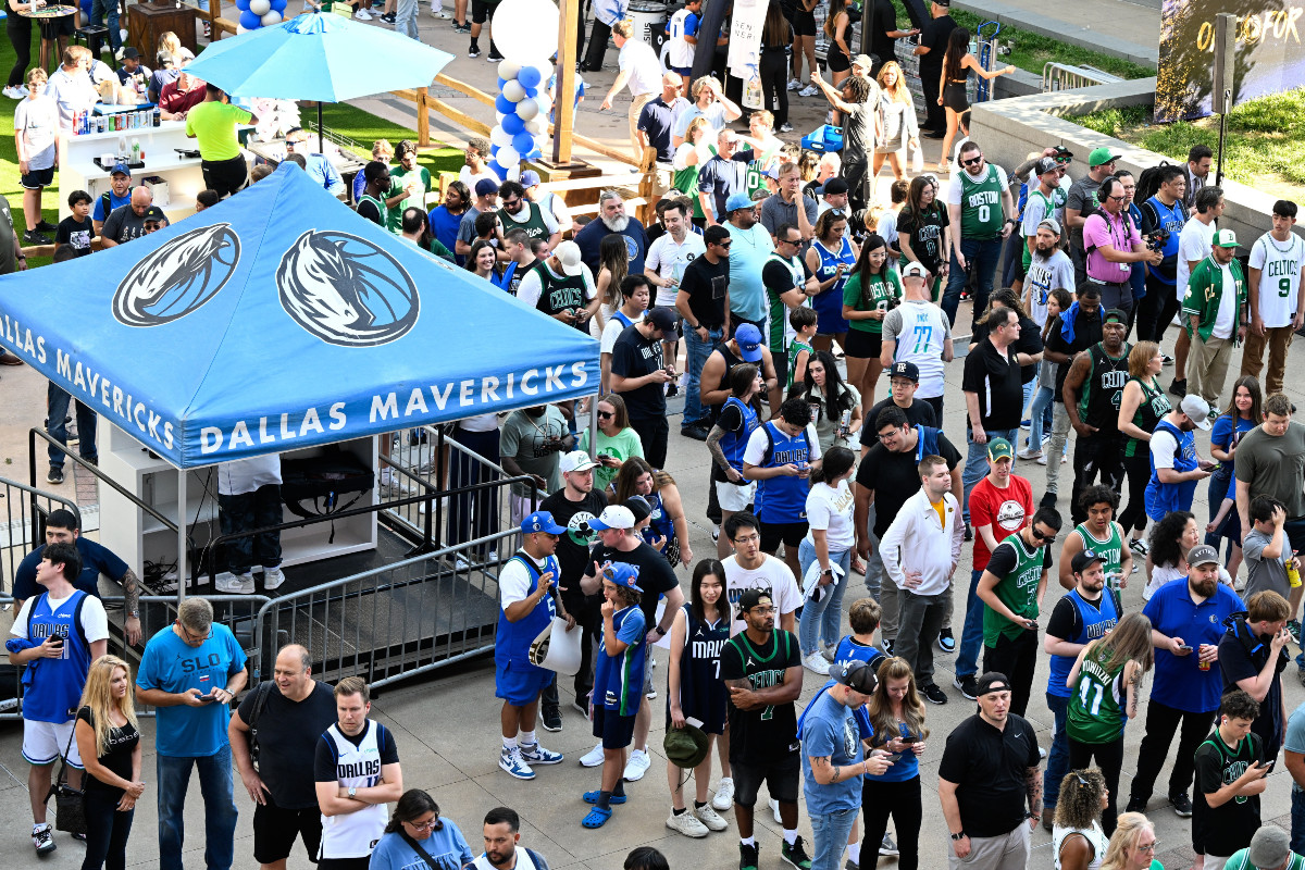 Les fans des Dallas Mavericks