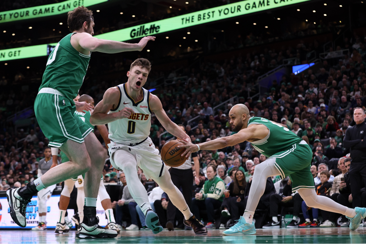 Derrick White avec les Celtics