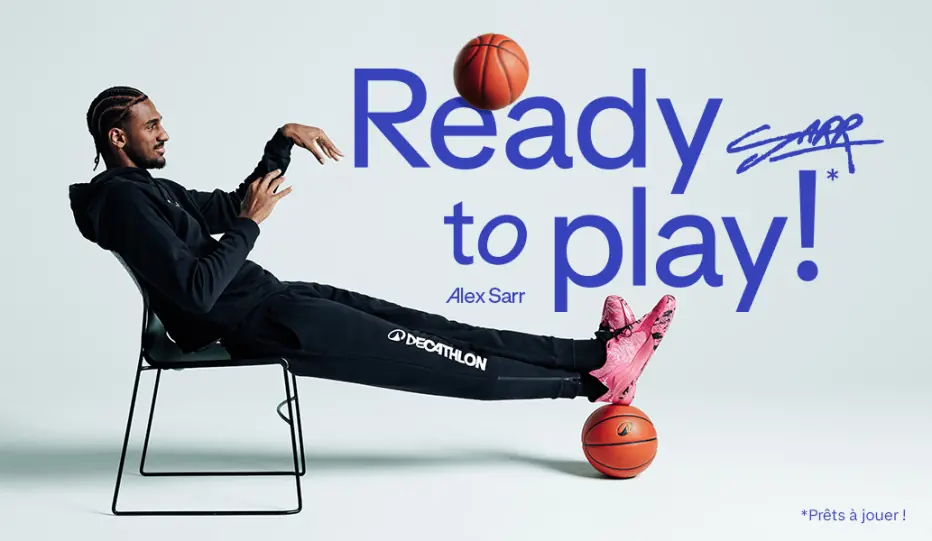Alex Sarr chez Decathlon