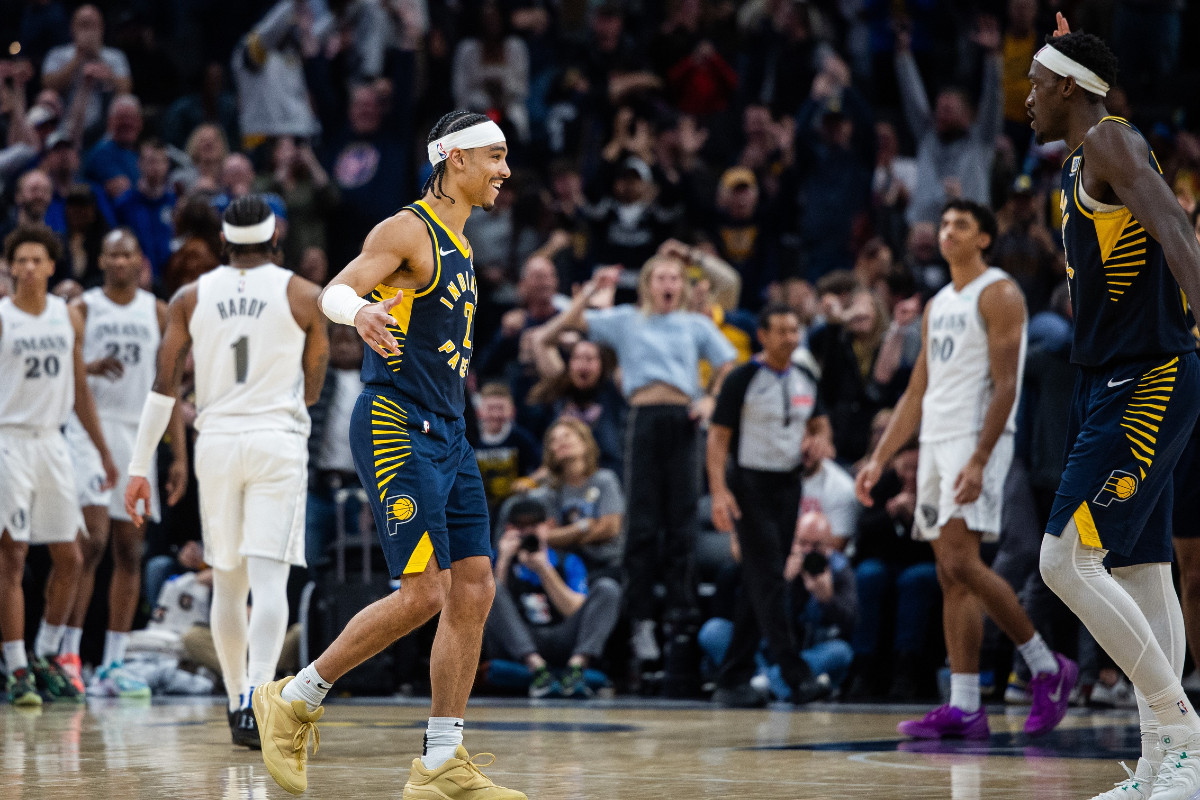 Andrew Nembhard et les Pacers face aux Mavericks