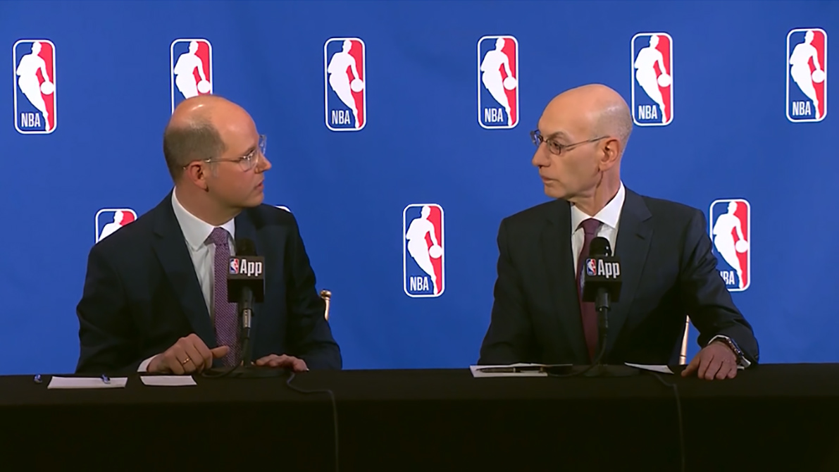 Adam Silver et Andreas Zagklis