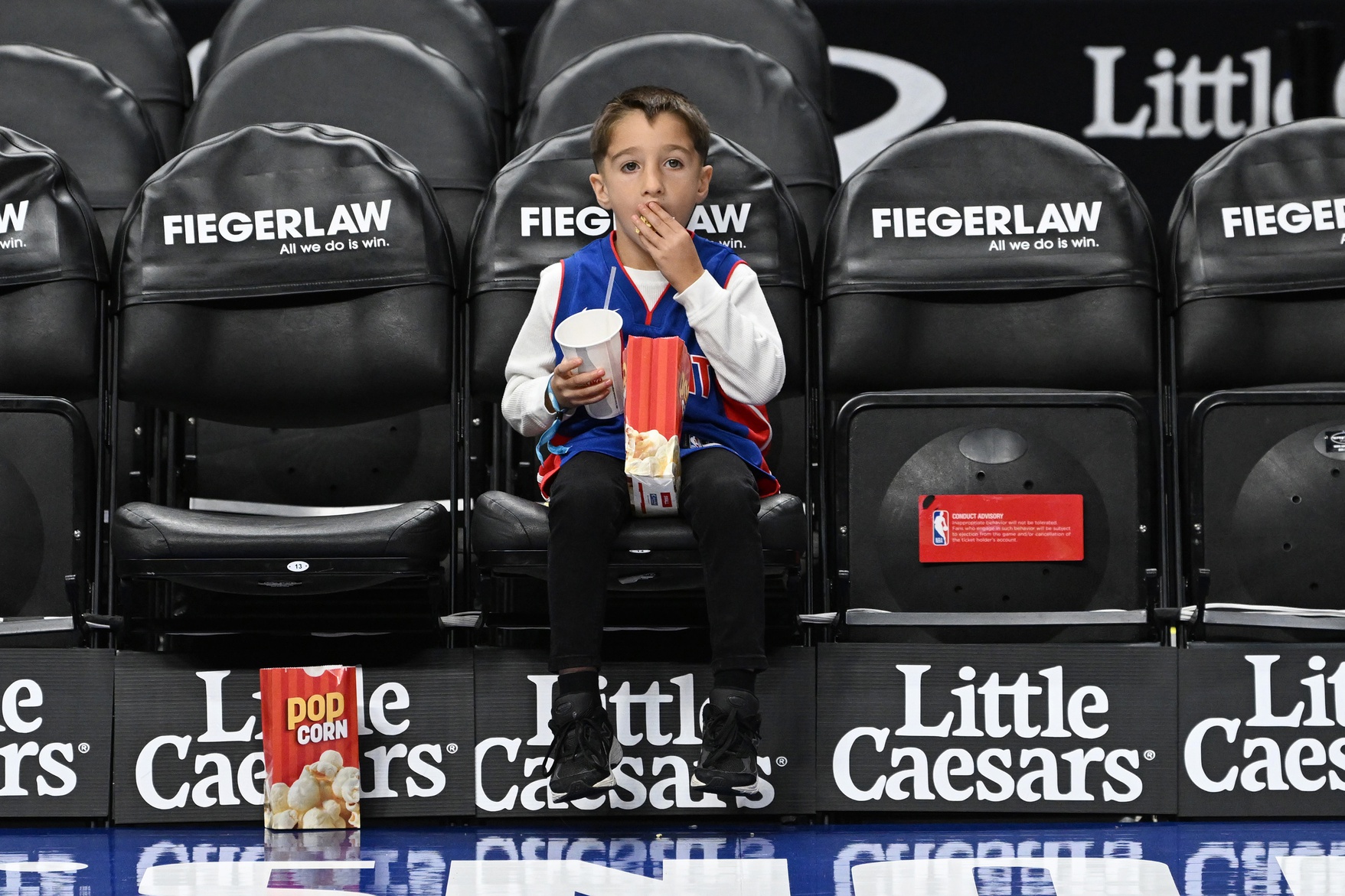 Les fans des Detroit Pistons