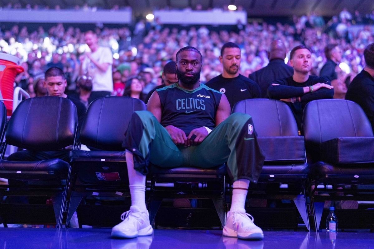 Jaylen Brown avec les Celtics