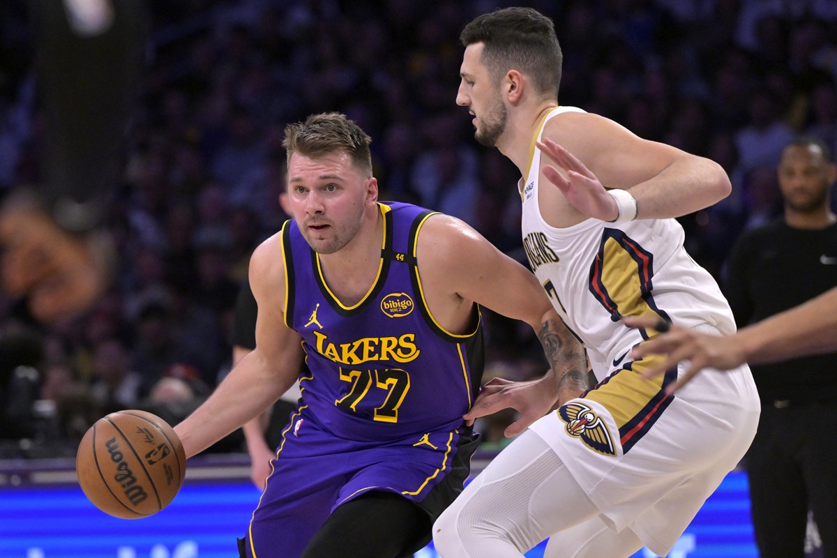 Luka Doncic (Lakers) contre les Pelicans
