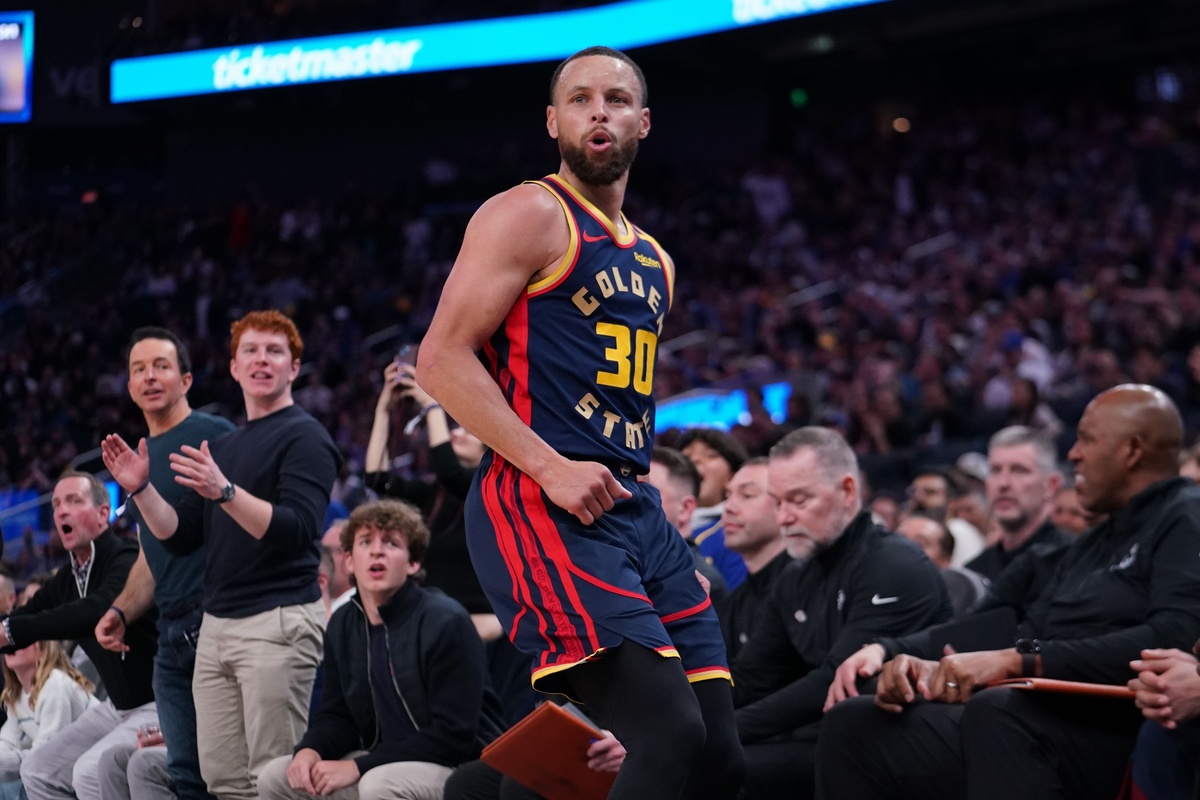 Stephen Curry avec les Warriors