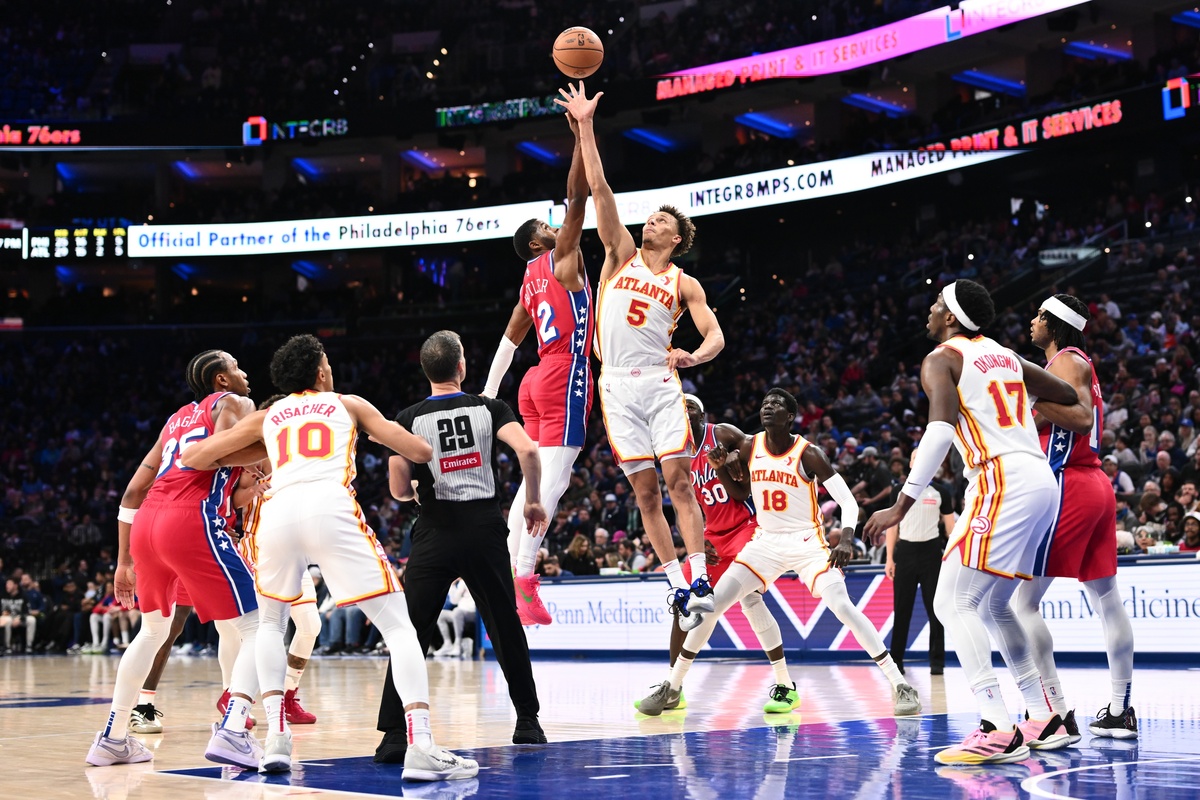 Les Hawks face aux Sixers